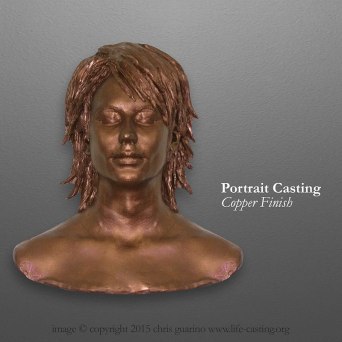 Copper Portrait Casting